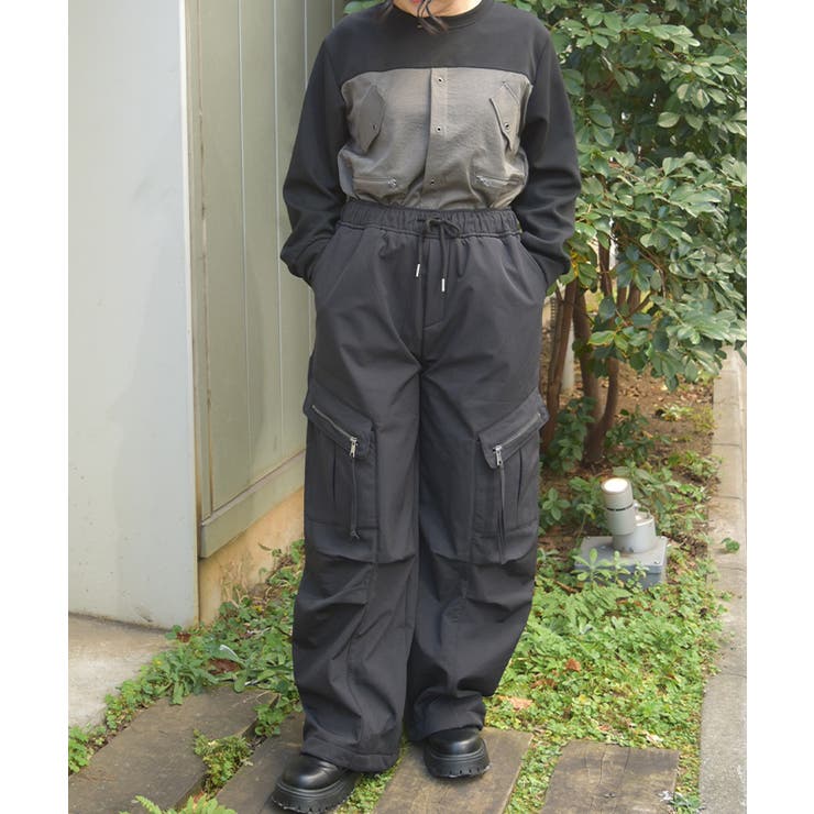 裏起毛カーゴパンツ | axes femme | 詳細画像6 