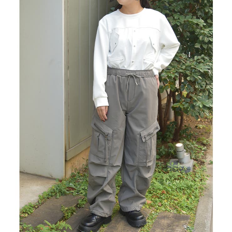 裏起毛カーゴパンツ | axes femme | 詳細画像7 