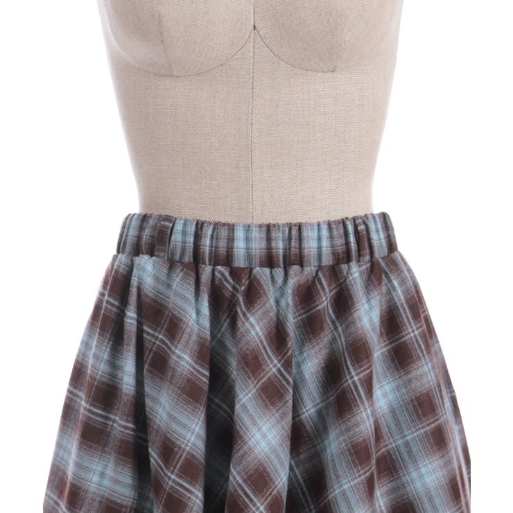 チェックイレヘムスカート | axes femme | 詳細画像18 