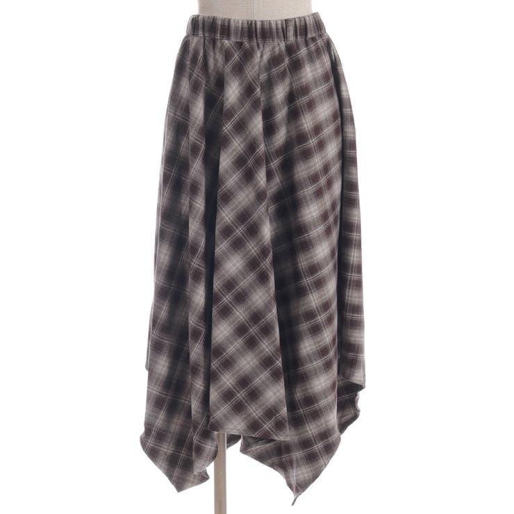 チェックイレヘムスカート | axes femme | 詳細画像6 