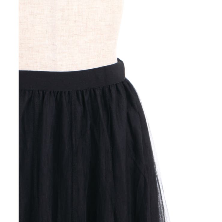 マージ 美品タグ付き チュール ラップ スカート 黒系 12_000000021536.jpg?1676517437