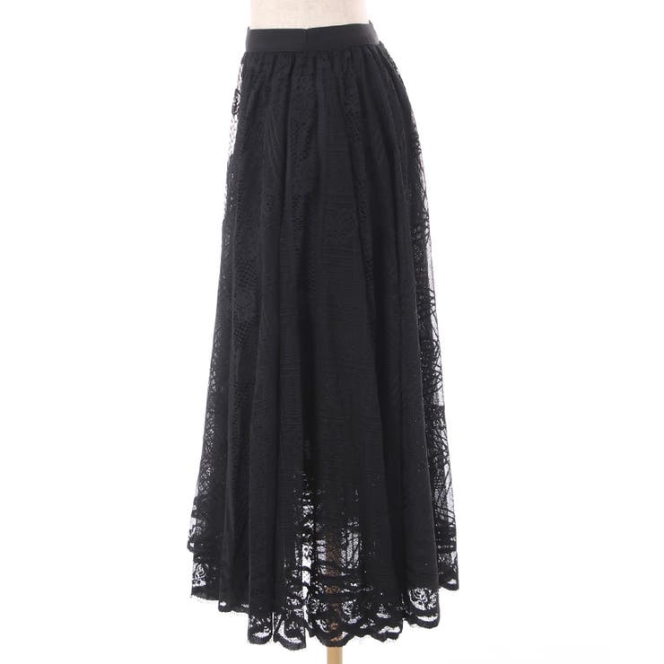 ローズレーススカート[品番：IGAW0003873]｜axes femme