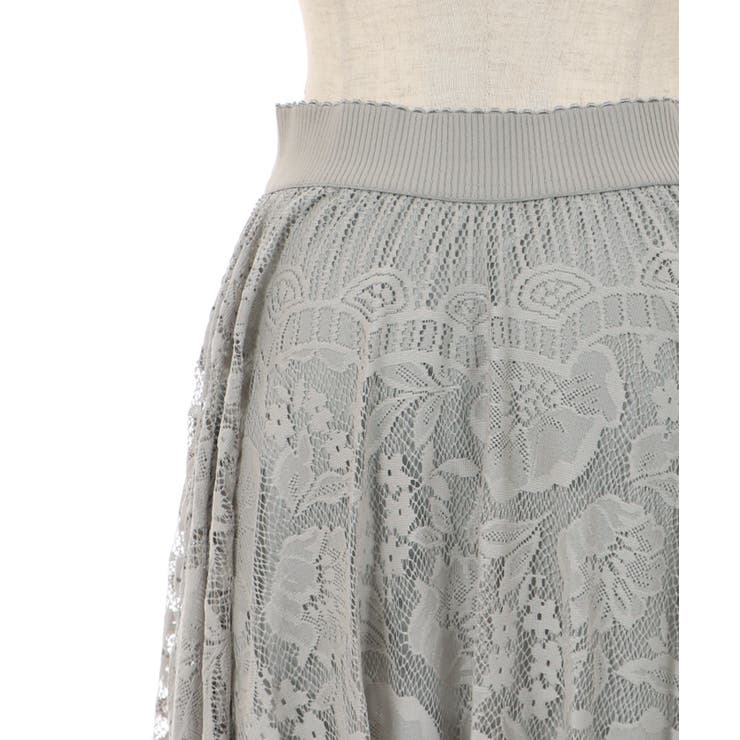 レースサーキュラースカート[品番：IGAW0004115]｜axes femme