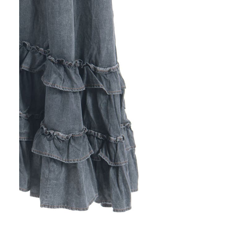 デニムティアードスカート | axes femme | 詳細画像12 