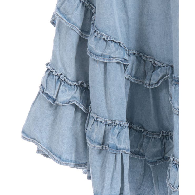 デニムティアードスカート | axes femme | 詳細画像19 
