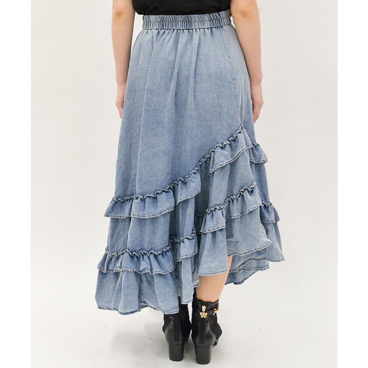 デニムティアードスカート | axes femme | 詳細画像3 