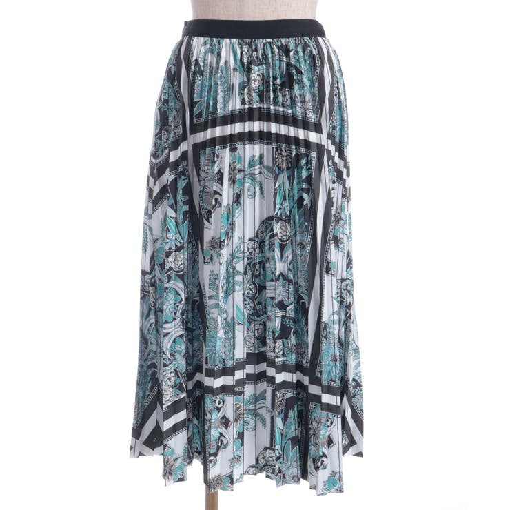 花柄プリーツスカート | axes femme | 詳細画像4 