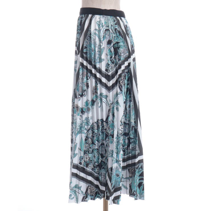 花柄プリーツスカート | axes femme | 詳細画像5 