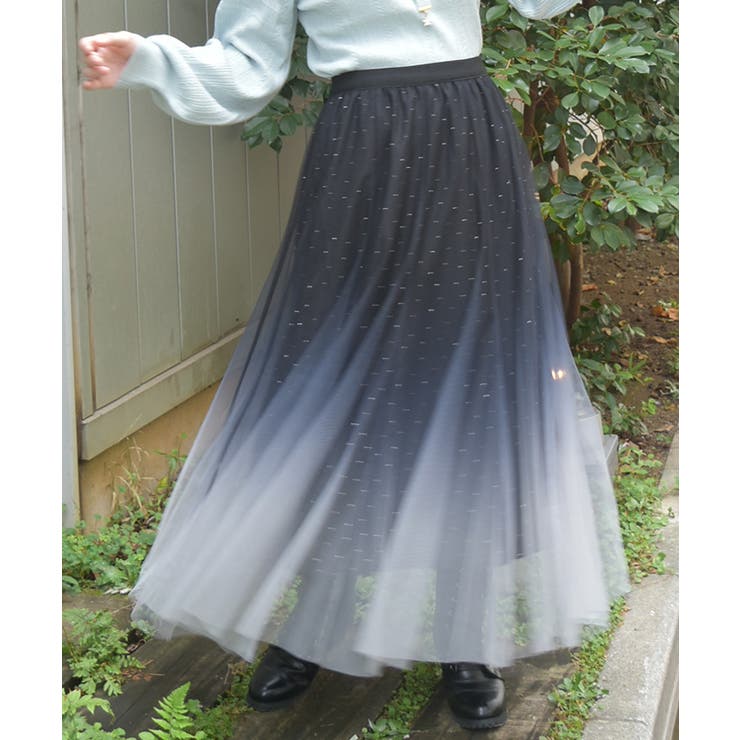 チュールラメスカート | axes femme | 詳細画像5 