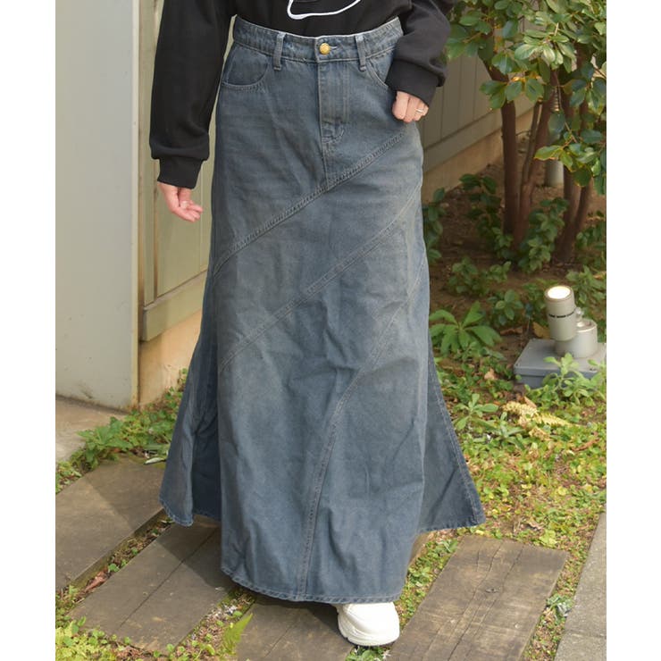 デニムエスカルゴスカート | axes femme | 詳細画像2 