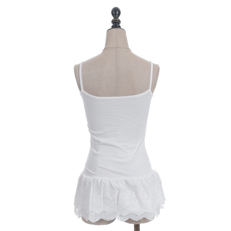 裾レースカップ付きキャミ | axes femme | 詳細画像8 