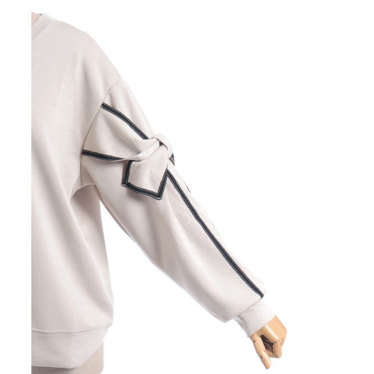 袖リボンカットプルオーバー | axes femme | 詳細画像30 