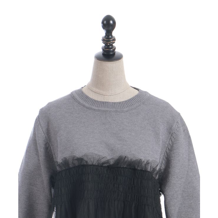 チュールカットプルオーバー | axes femme | 詳細画像17 