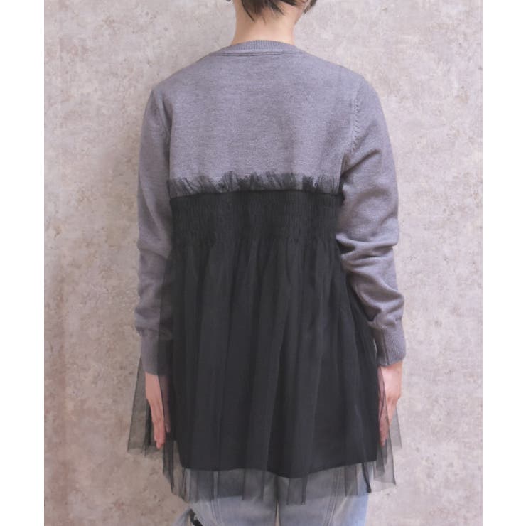 チュールカットプルオーバー | axes femme | 詳細画像3 