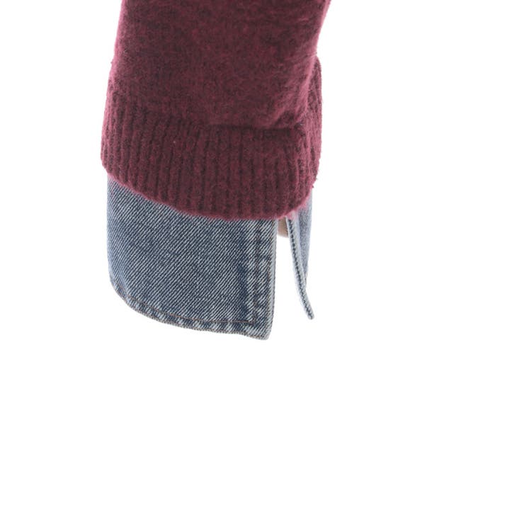 デニム切替ニット | axes femme | 詳細画像13 