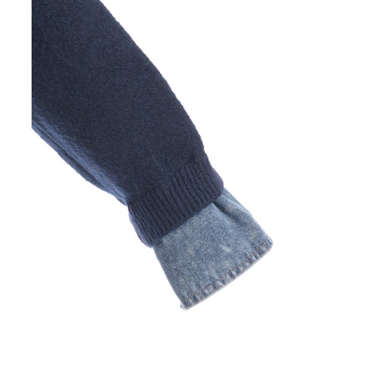 デニム切替ニット | axes femme | 詳細画像29 