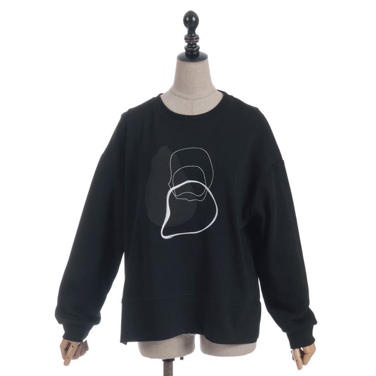 モチーフ刺繍スウェット | axes femme | 詳細画像15 