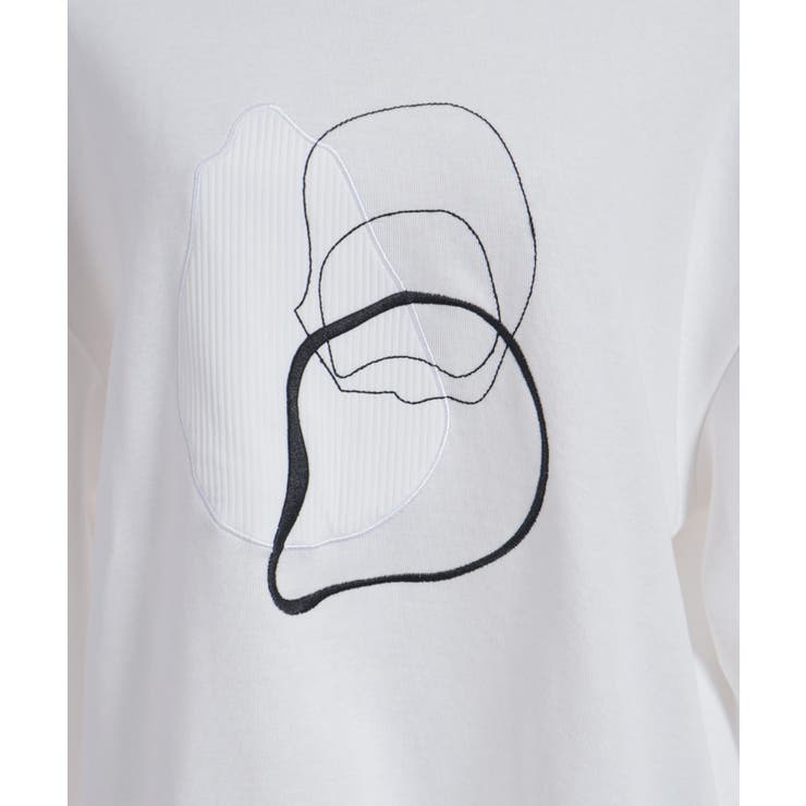 モチーフ刺繍スウェット | axes femme | 詳細画像9 