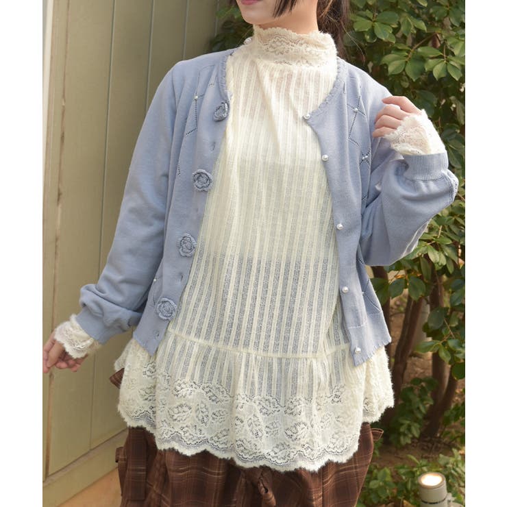 レースロングインナー | axes femme | 詳細画像2 