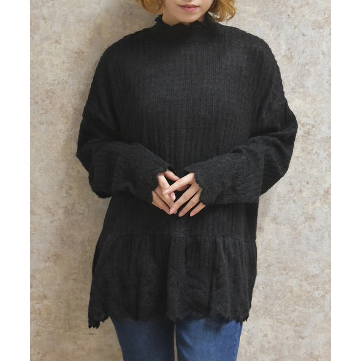 黒 | レースロングインナー | axes femme