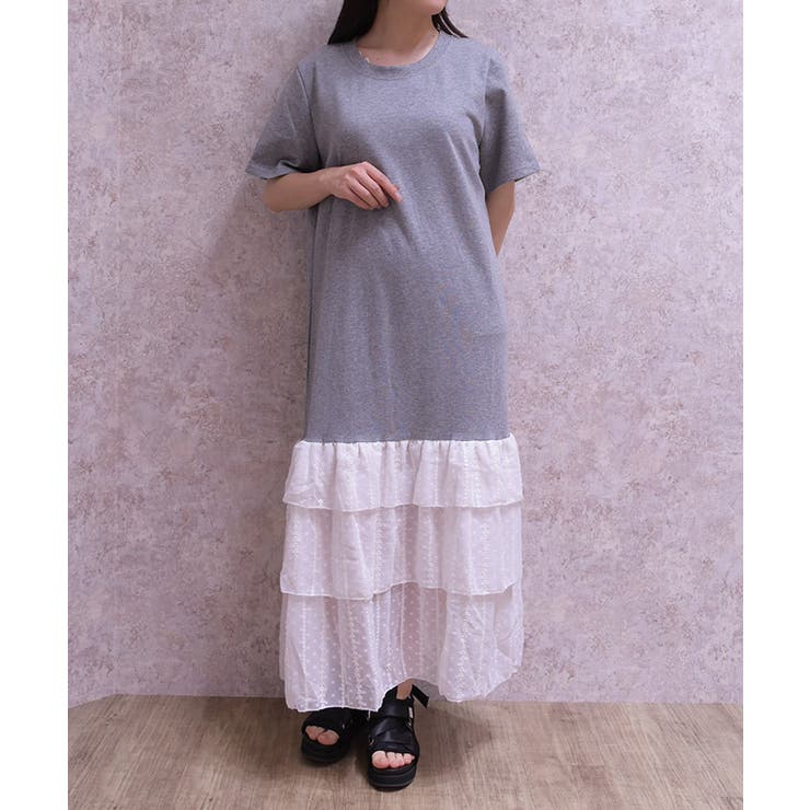 裾レースカットワンピース | axes femme | 詳細画像5 