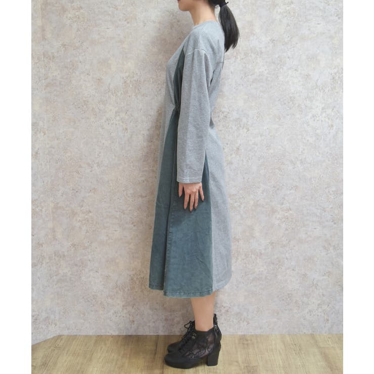 切替カットワンピース | axes femme | 詳細画像2 