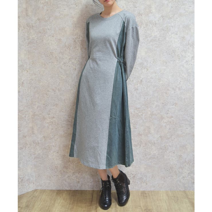 切替カットワンピース | axes femme | 詳細画像4 