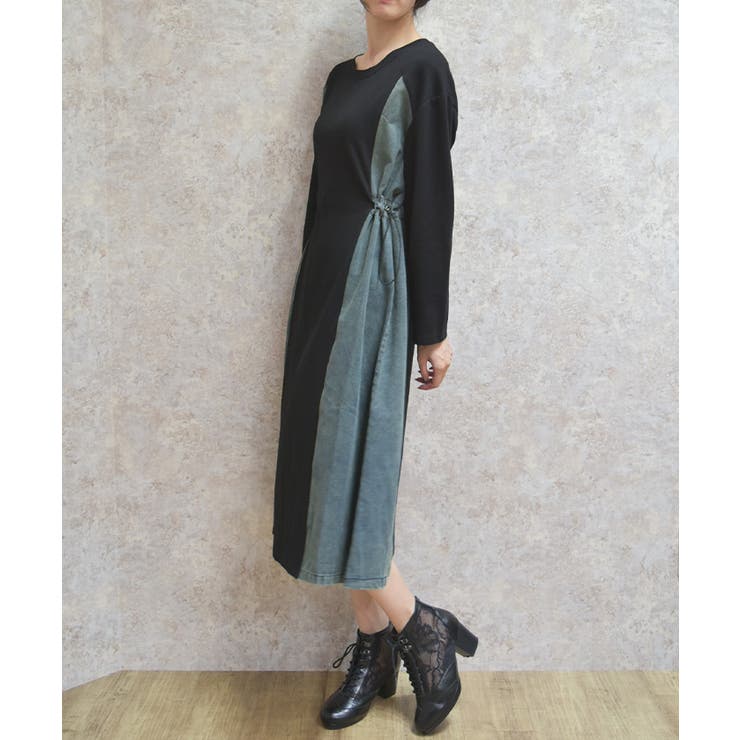 切替カットワンピース | axes femme | 詳細画像5 