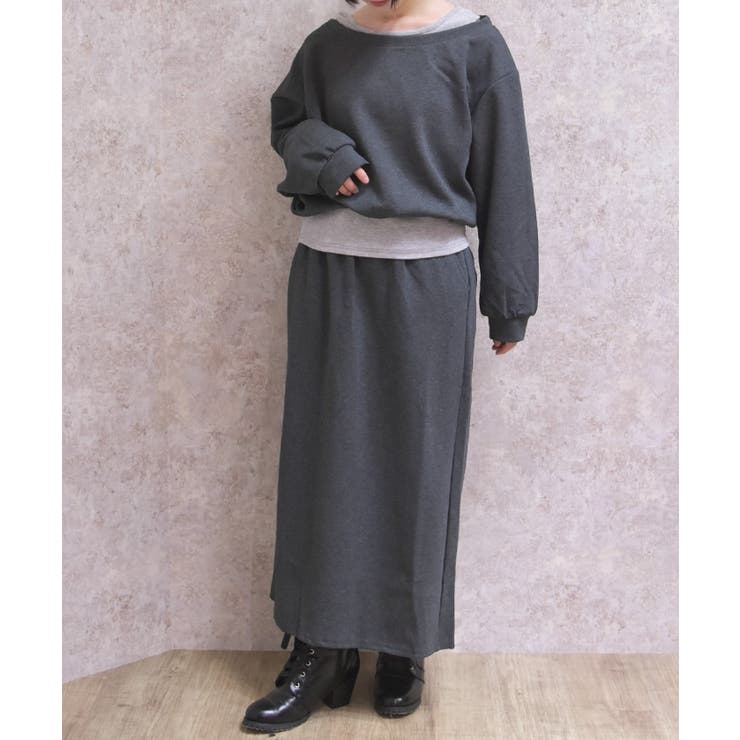 レイヤード風セットアップ | axes femme | 詳細画像1 