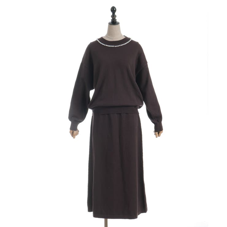 パールニットセットアップ | axes femme | 詳細画像18 