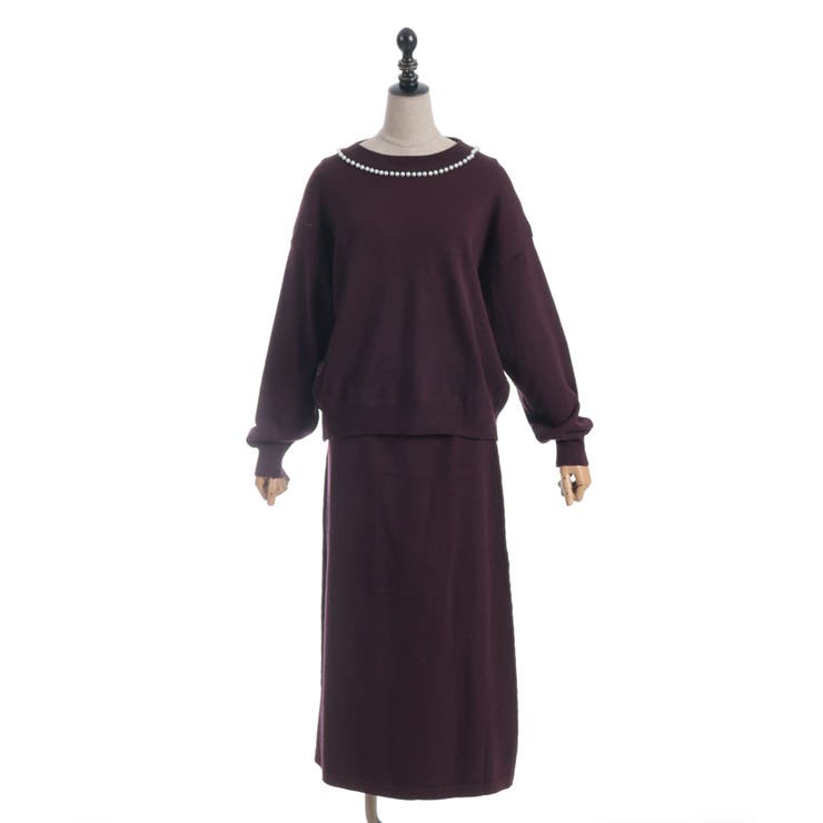 パールニットセットアップ | axes femme | 詳細画像9 