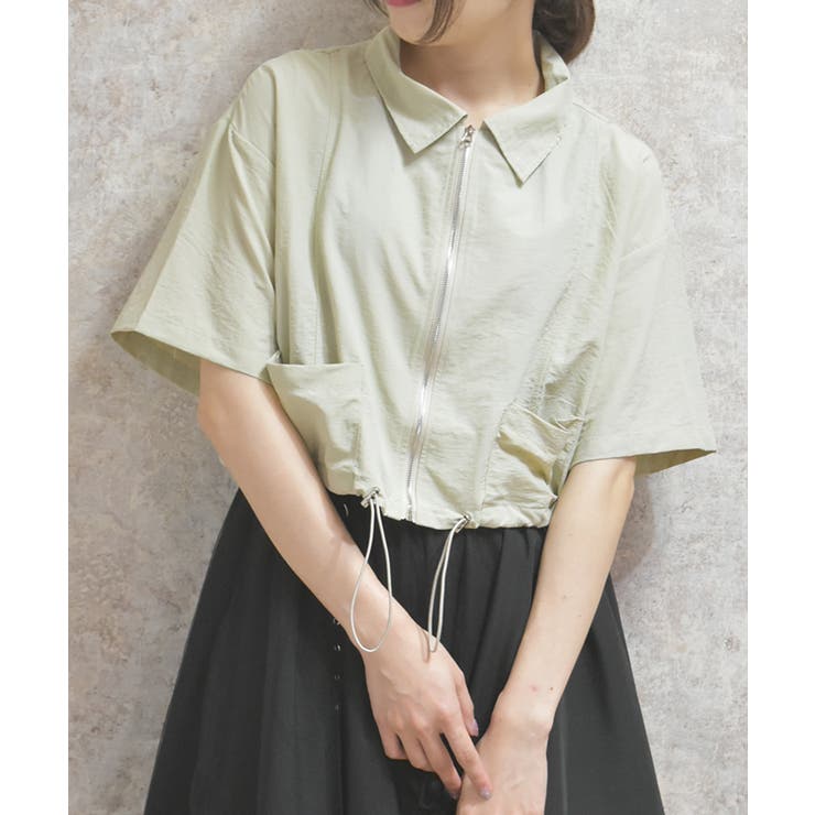 beyooooonds fsk 4点セット　go waist ベルト付ショートブルゾン[品番：IGAW0004798]｜axes femme