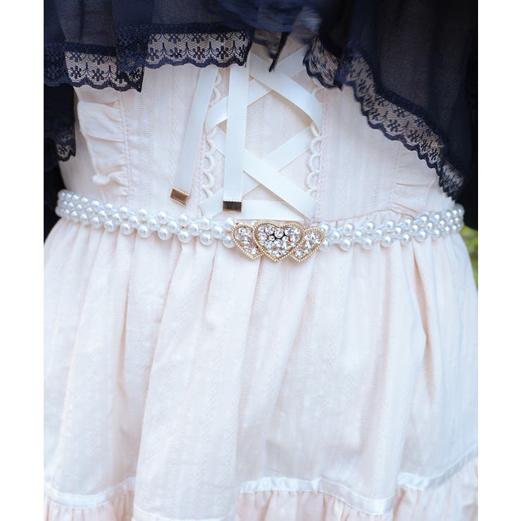 ハートパールゴムベルト | axes femme | 詳細画像1 