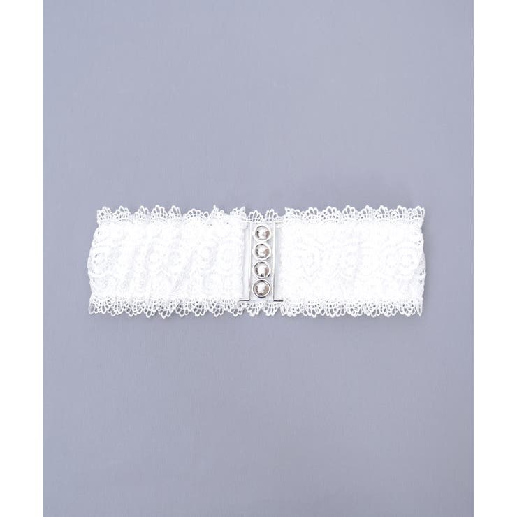 レース使いゴムベルト | axes femme | 詳細画像2 
