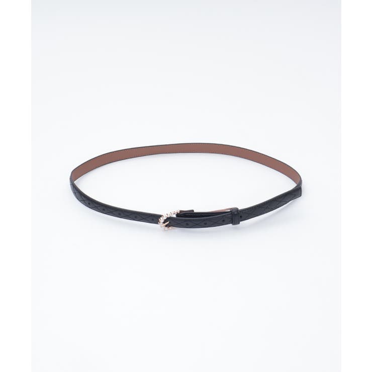 パールバックルキルト細ベルト | axes femme | 詳細画像10 