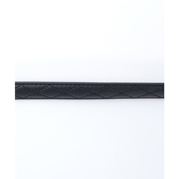 パールバックルキルト細ベルト | axes femme | 詳細画像12 