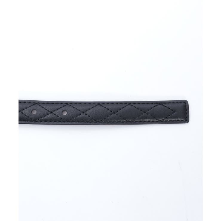 パールバックルキルト細ベルト | axes femme | 詳細画像13 