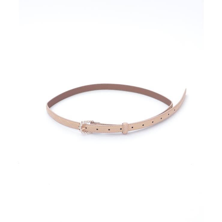 パールバックルキルト細ベルト | axes femme | 詳細画像2 