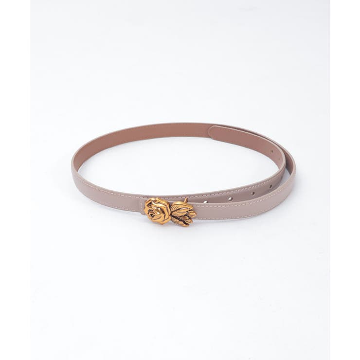 ローズバックル細ベルト | axes femme | 詳細画像10 