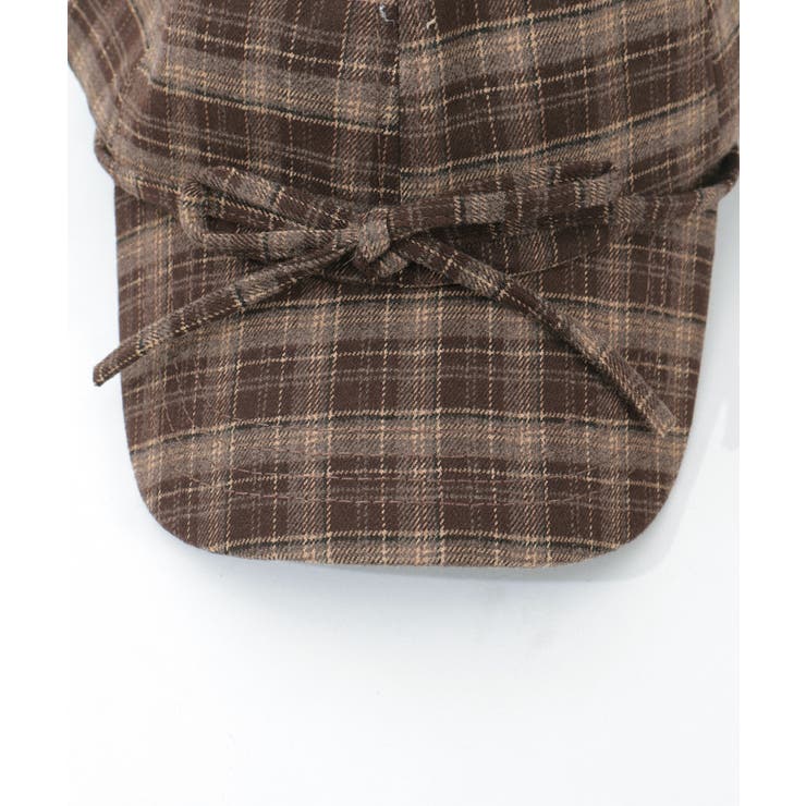 チェック柄デザインキャップ | axes femme | 詳細画像7 