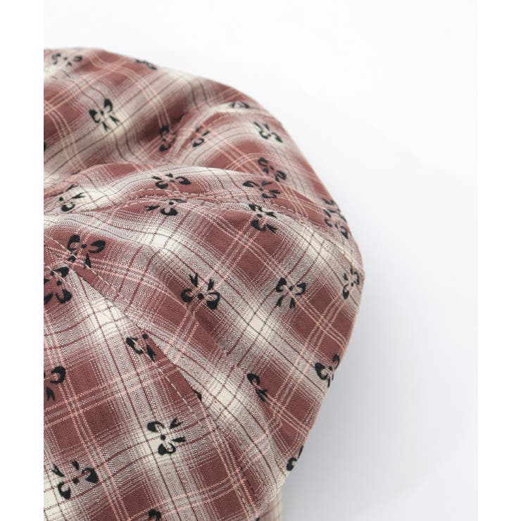 リボン×チェックキャスケット | axes femme | 詳細画像12 