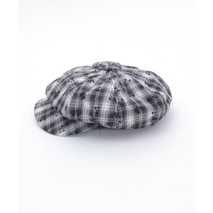 リボン×チェックキャスケット | axes femme | 詳細画像4 