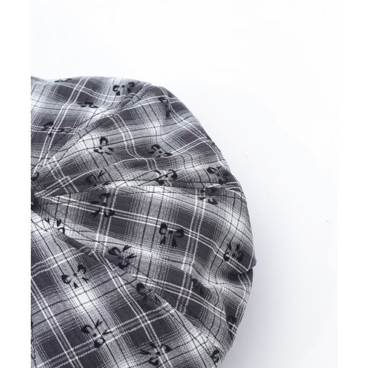 リボン×チェックキャスケット | axes femme | 詳細画像6 