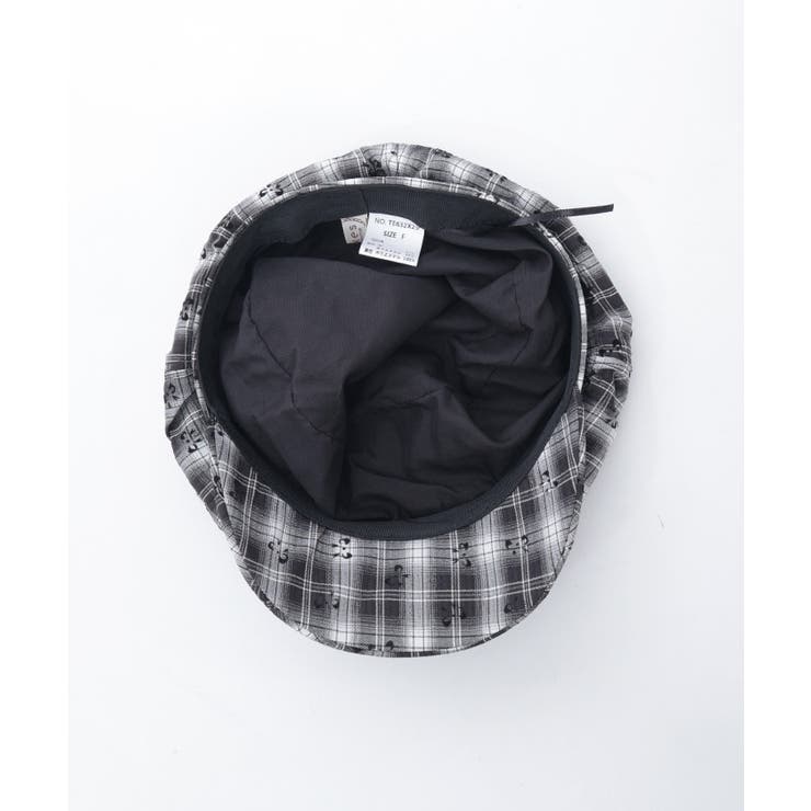 リボン×チェックキャスケット | axes femme | 詳細画像8 