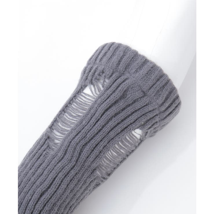 ダメージニットレッグカバー | axes femme | 詳細画像10 