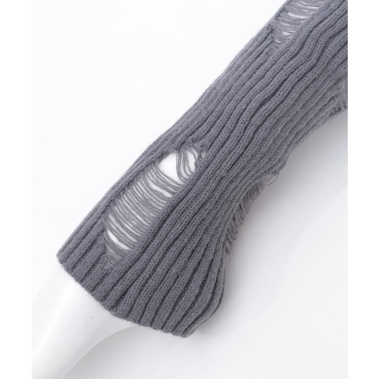 ダメージニットレッグカバー | axes femme | 詳細画像11 