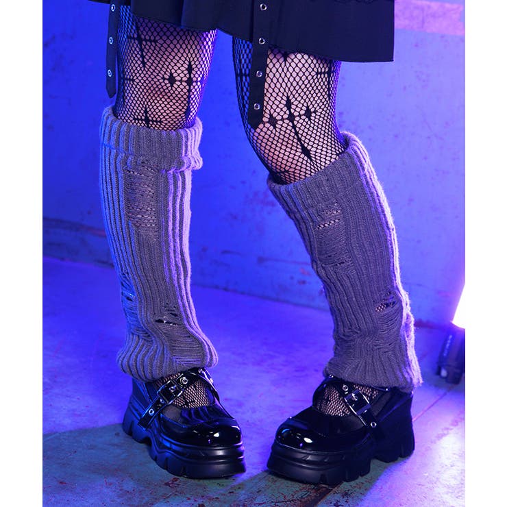 ダメージニットレッグカバー | axes femme | 詳細画像2 