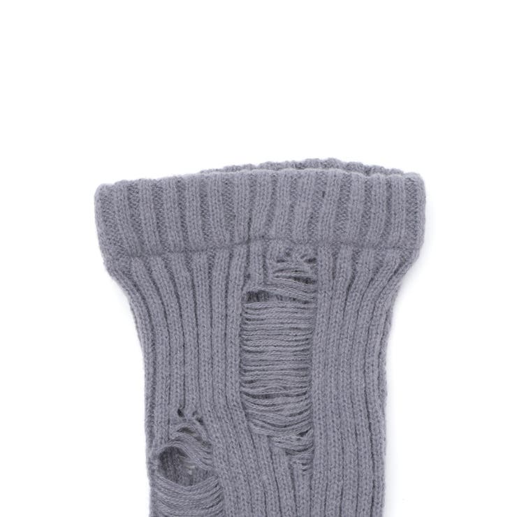 ダメージニットレッグカバー | axes femme | 詳細画像6 