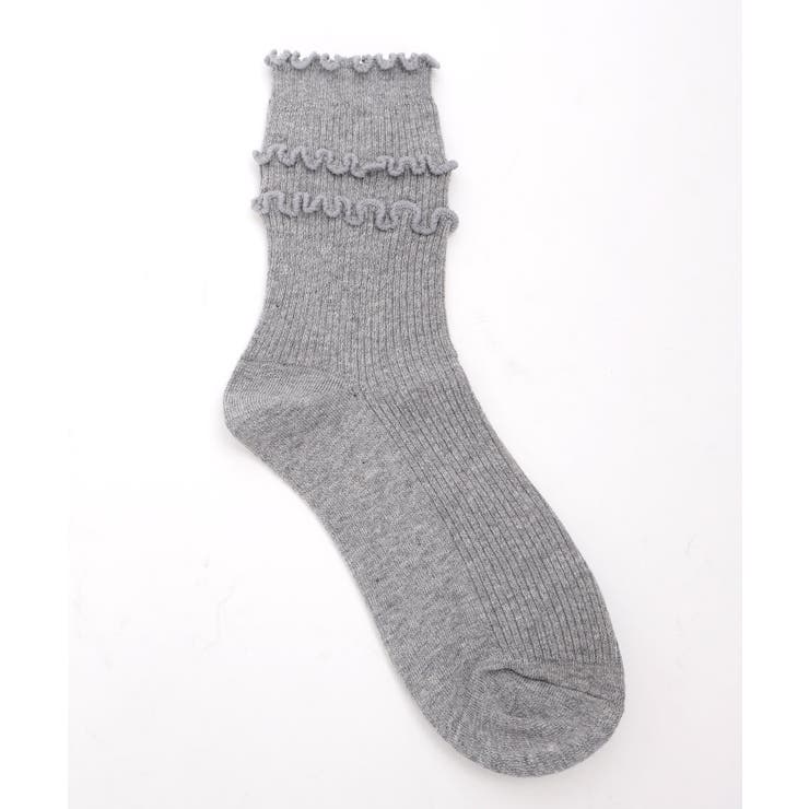 リボン刺繍ソックス[品番：IGAW0005728]｜axes femme
