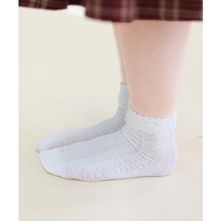 ラメ入りレースソックス | axes femme | 詳細画像2 